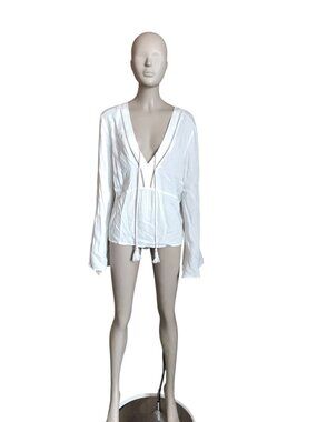 Idyllwind White Bell Sleeve Blouse